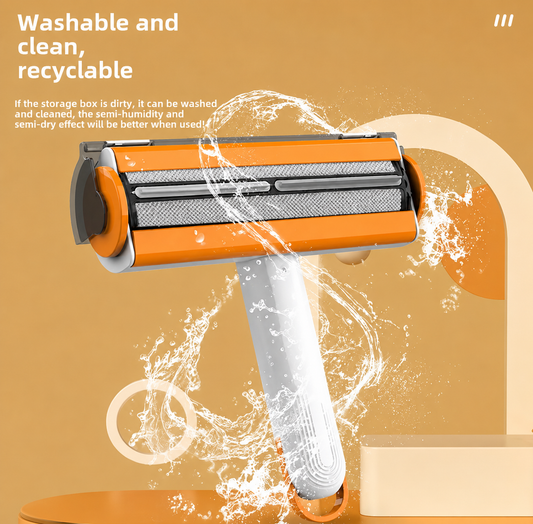 Reusable Self-Cleaning Lint Roller for Pet Hair, Clothes & Furniture