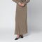 Alberta Ferretti Long Beige Viscose Skirt Women