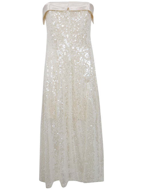 Alberta Ferretti Women Midi Sequins Dress