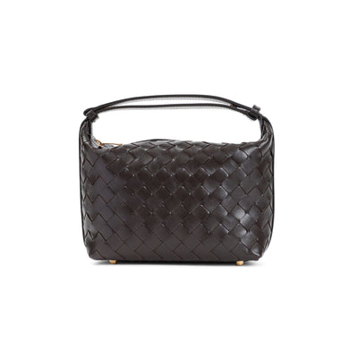 Bottega Veneta Mini Wallace Intreccio 15 Handbag Women