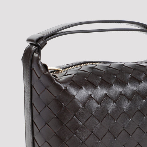 Bottega Veneta Mini Wallace Intreccio 15 Handbag Women