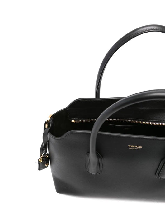 Tom Ford Women Natural Grain Leather Medium Top Handle