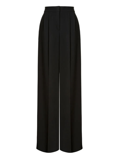 Alberta Ferretti Women Cady Stretch Wide Leg Trousers