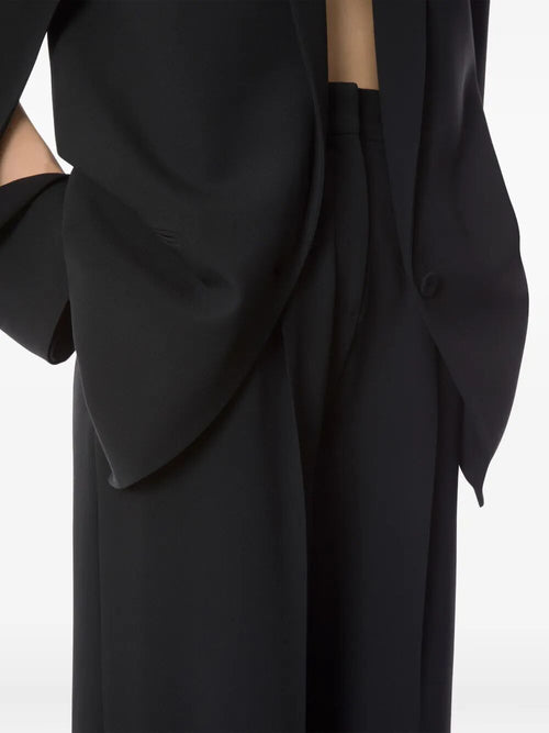 Alberta Ferretti Women Cady Stretch Wide Leg Trousers