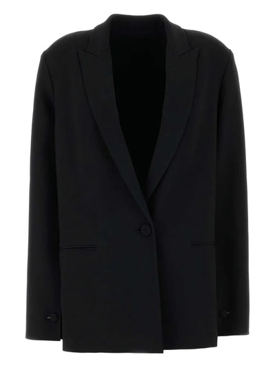 Alberta Ferretti Women Cady Stretch Oversized Jacket
