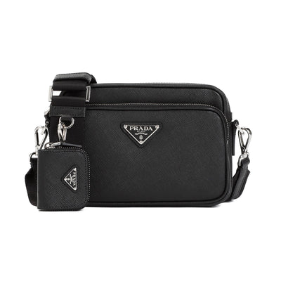 Prada Saffiano Leather Shoulder Bag Men