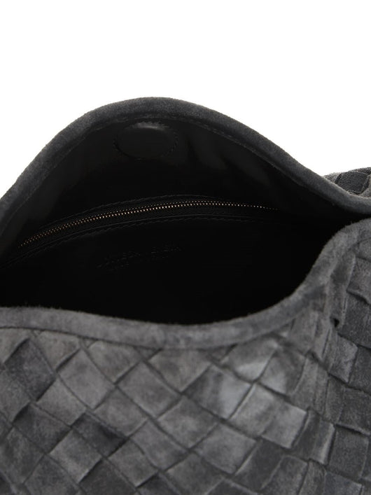 Bottega Veneta Women "Hop" Suede Bag