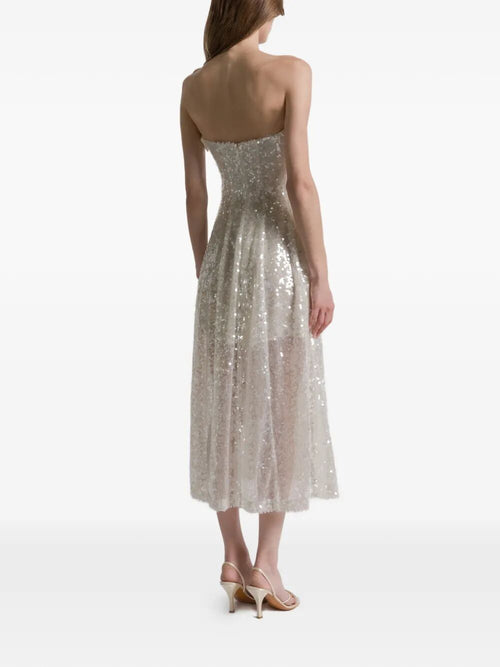 Alberta Ferretti Women Midi Sequins Dress