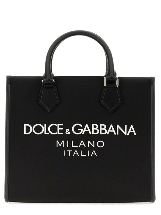 Dolce & Gabbana Men Shopping Bag With Logo