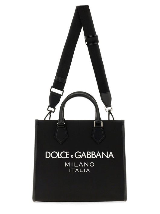 Dolce & Gabbana Men Shopping Bag With Logo