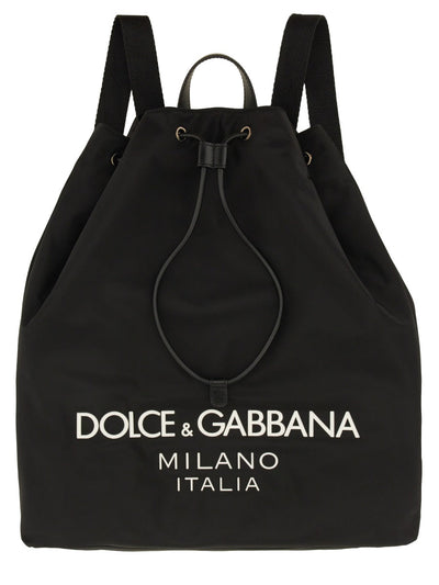 Dolce & Gabbana Men Nylon Backpack