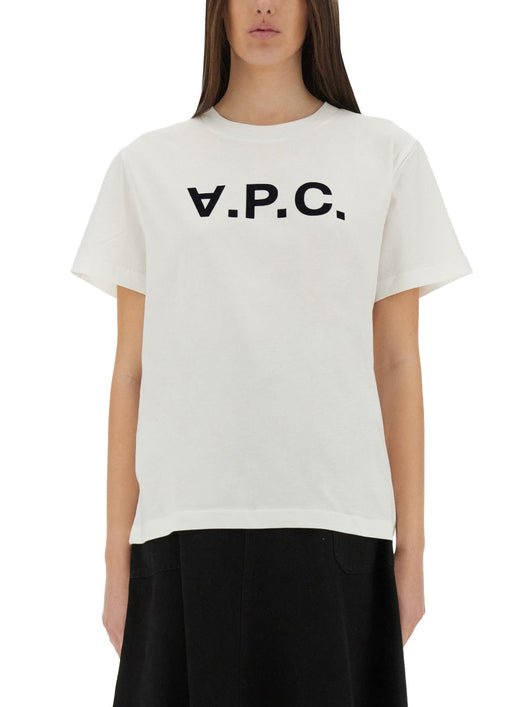 A.P.C. Women T-Shirt With Logo