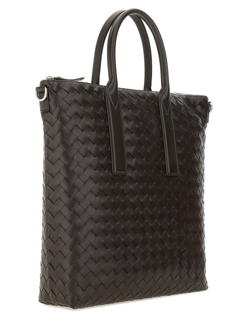 Bottega Veneta Men "North-South" Woven Tote Bag