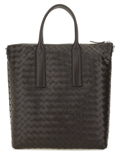 Bottega Veneta Men "North-South" Woven Tote Bag