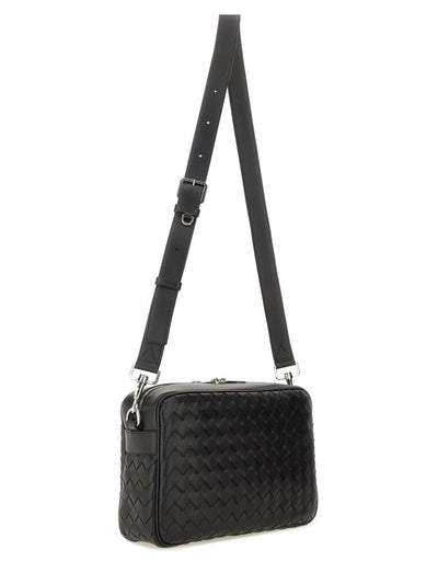 Bottega Veneta Men Intracciated "Room" Bag