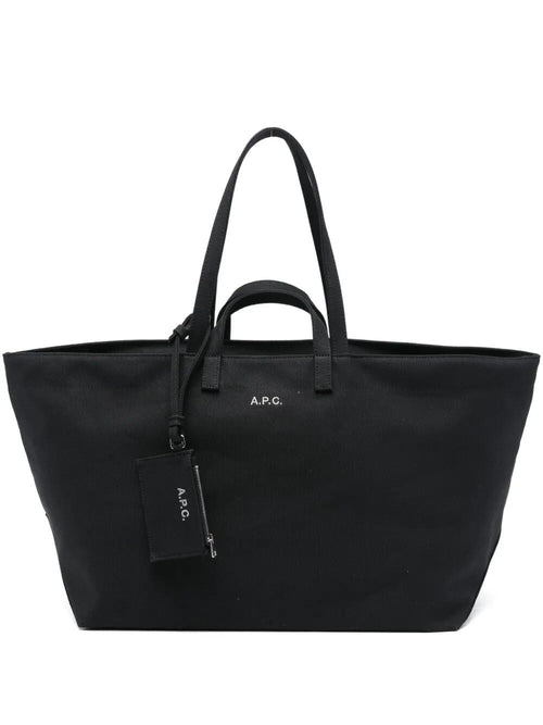 A.P.C. Women "Le Drummer Toile" Tote Bag