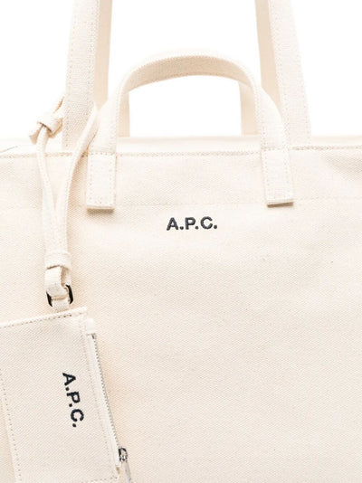 A.P.C. Women "Le Drummer Toile" Tote Bag