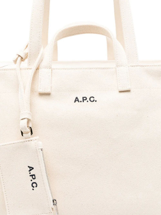 A.P.C. Women "Le Drummer Toile" Tote Bag