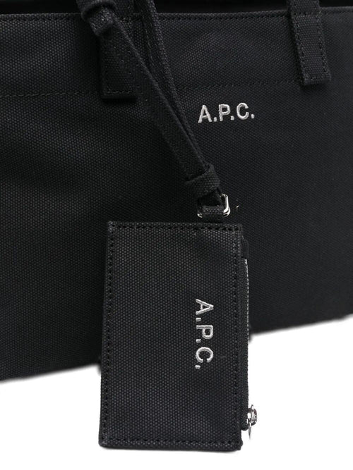 A.P.C. Women "Le Drummer Toile" Small Tote Bag