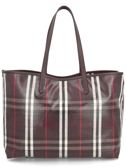 Burberry Women "Highlands" Medium Tote Bag