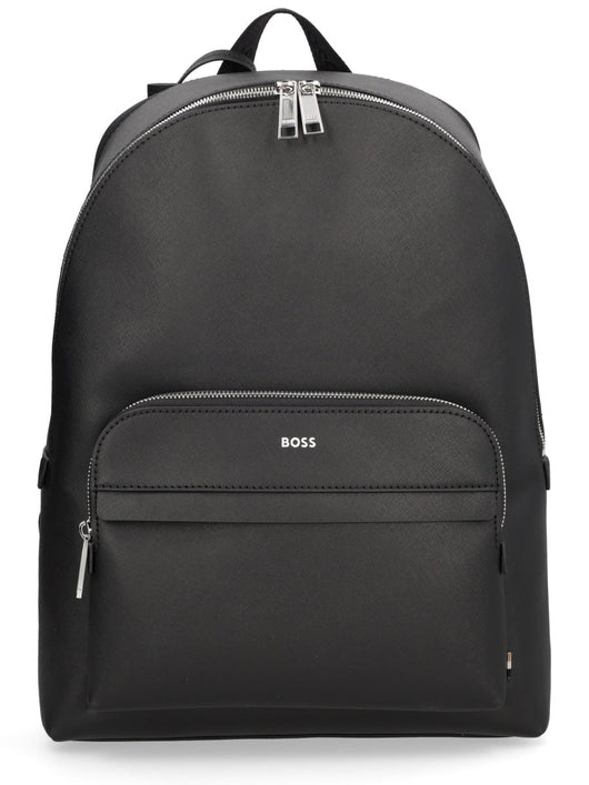 Boss Men Leather Backpack