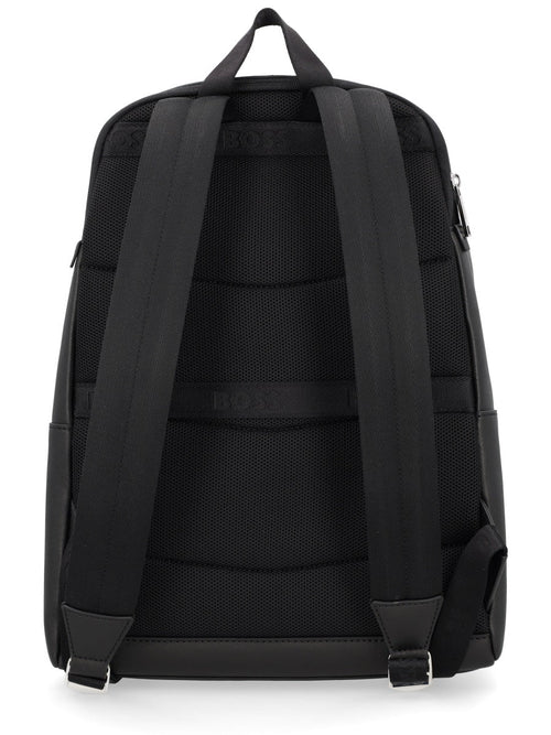 Boss Men Leather Backpack