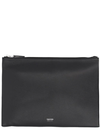 Tom Ford Men Leather Clutch Bag