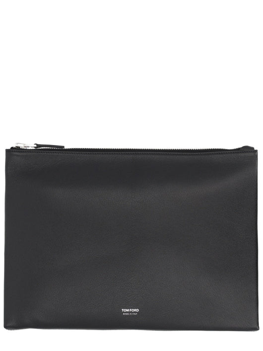 Tom Ford Men Leather Clutch Bag