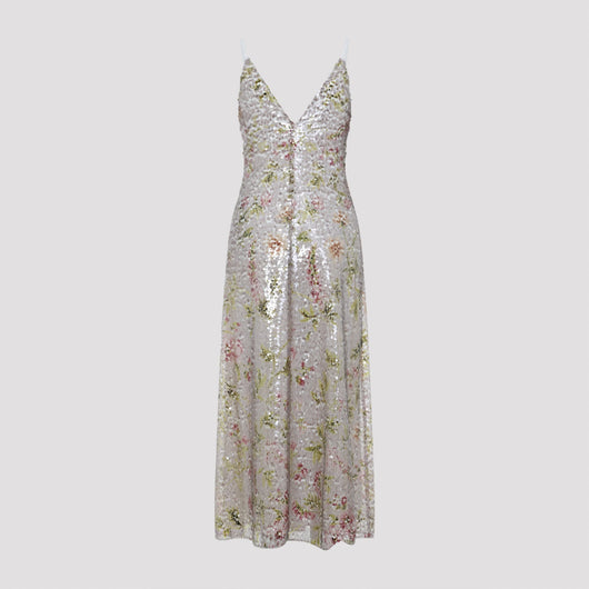 Alberta Ferretti Paillettes Long Dress Women