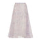 Alberta Ferretti Printed Organza Midi Skirt Women