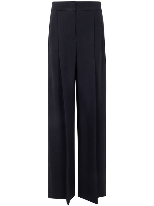 Alberta Ferretti Women Cady Stretch Wide Leg Trousers