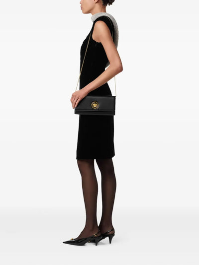 Versace Women Clutch Lamb Leather