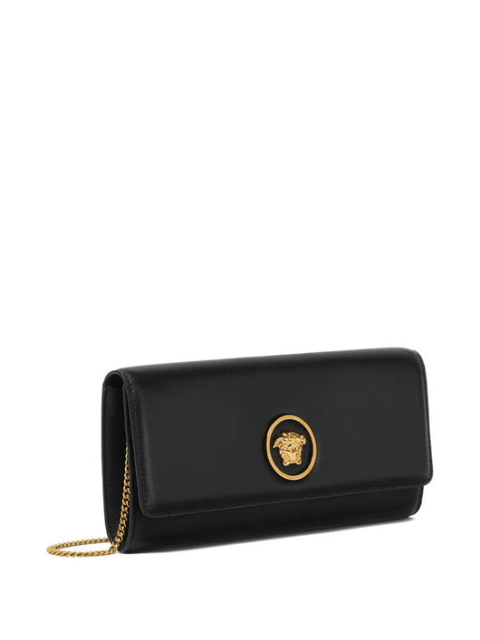 Versace Women Clutch Lamb Leather