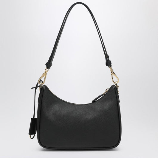 Prada Mini Prada Re-Edition Bag In Black Saffiano Women