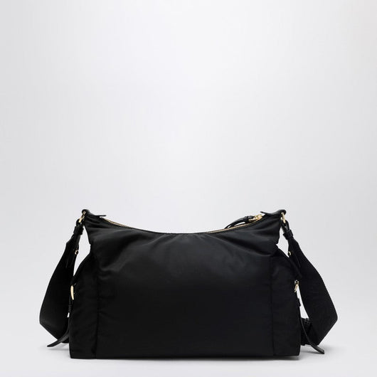 Prada Prada Explore Large Bag In Black Re-Nylon And Leather Women