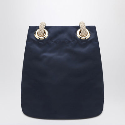 Prada Mariner Small Bucket Bag In Baltic Blue Re-Nylon Women
