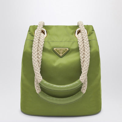 Prada Mariner Small Bucket Bag In Ivy-Green Re-Nylon Women