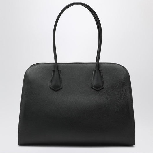 Prada Large Shopping Bag In Black Leather Women