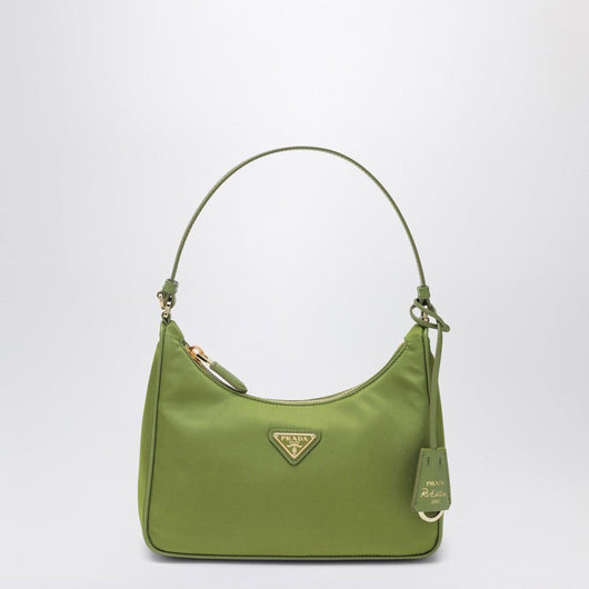Prada Mini Re-Edition 2005 Bag In Ivy Re-Nylon And Saffiano Women