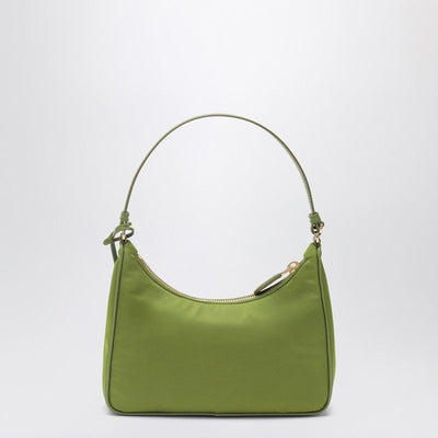 Prada Mini Re-Edition 2005 Bag In Ivy Re-Nylon And Saffiano Women
