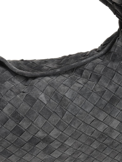 Bottega Veneta Women "Hop" Suede Bag
