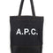 A.P.C. Men Blue Denim And Leather Shopping Bag