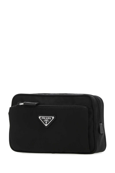 Prada Men Black Re-Nylon Belt Bag