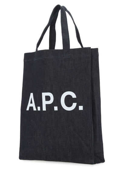 A.P.C. Men Denim Shopping Bag