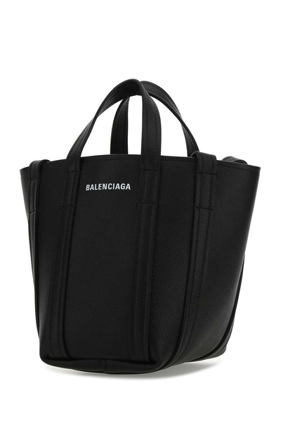 Balenciaga Women Black Leather Everyday Xs Handbag