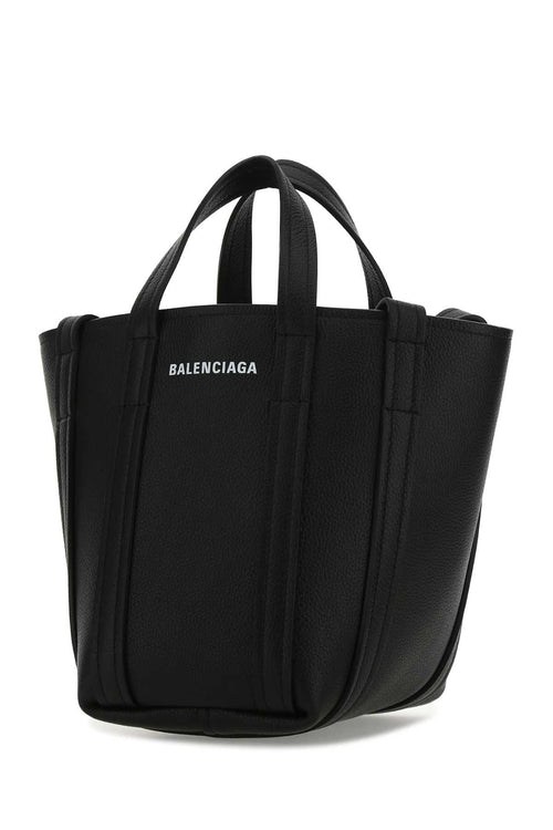 Balenciaga Women Black Leather Everyday Xs Handbag