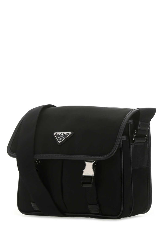 Prada Men Black Re-Nylon Crossbody Bag