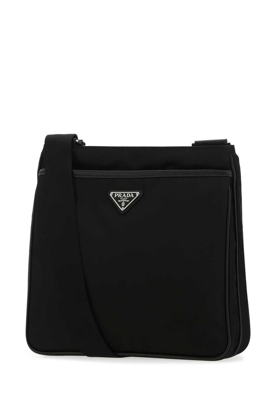 Prada Men Black Re-Nylon Crossbody Bag