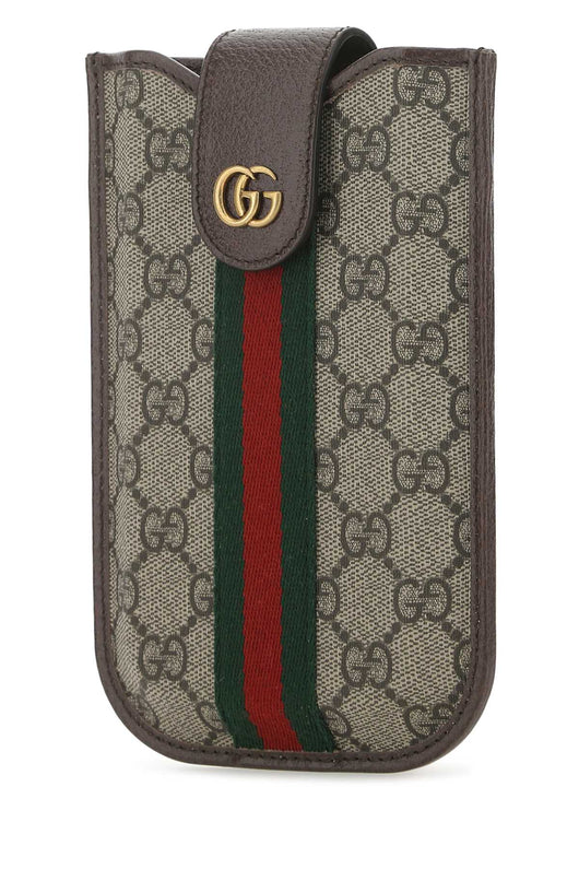 Gucci Men Gg Supreme Fabric Mini Ophidia Crossbody Bag