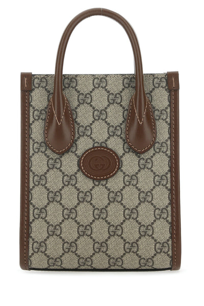 Gucci Men Gg Supreme Fabric Handbag